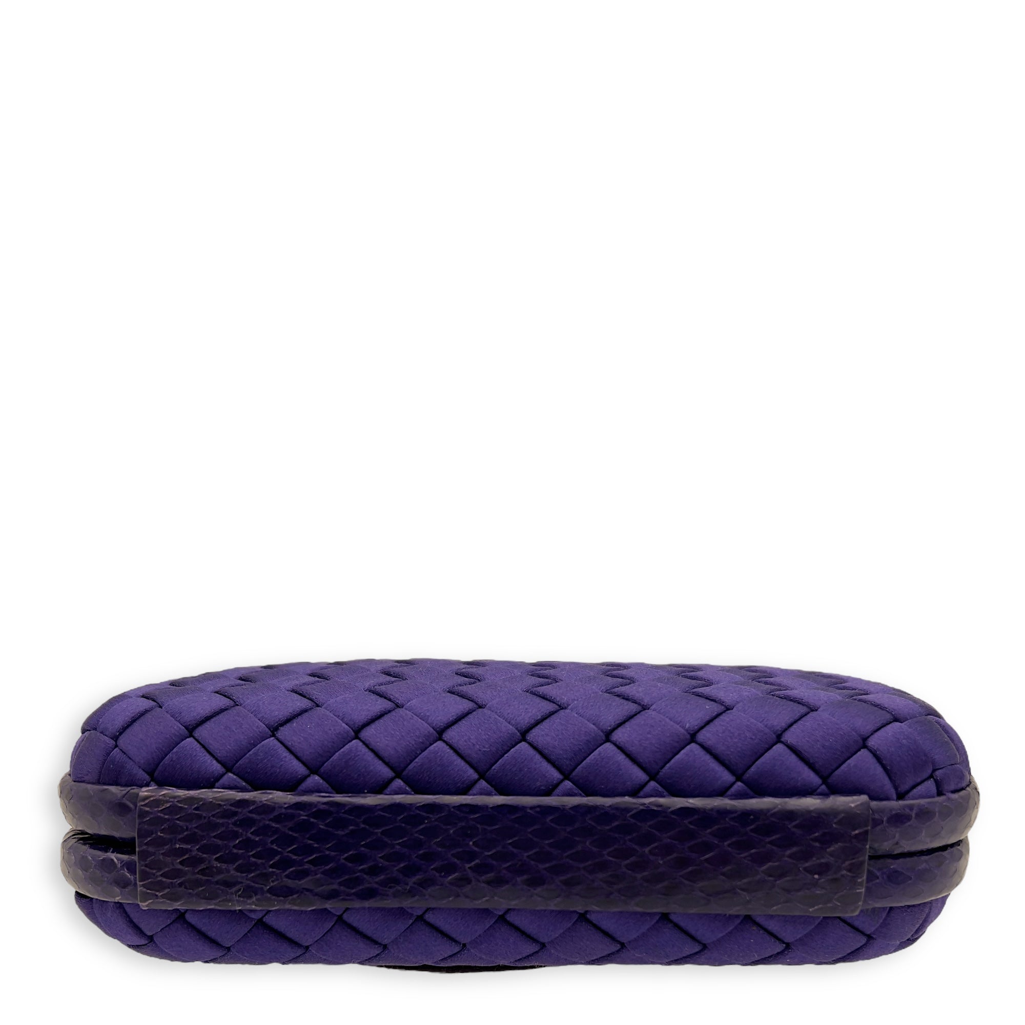 Bottega Veneta Knot Clutch Purple in Others, Ruthenium hardware_7