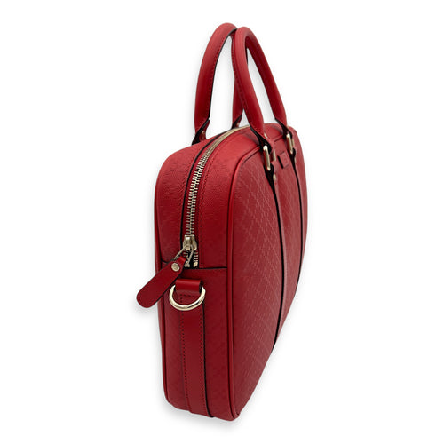 Gucci Diamante Messenger Red in Calfskin, Gold hardware_3