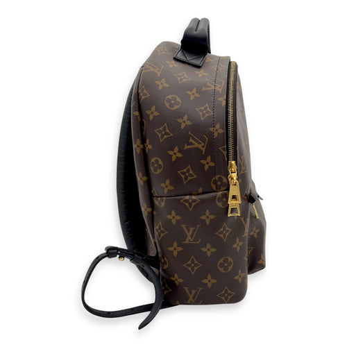 Louis Vuitton Palm Springs Backpack MM Brown in Coated Canvas, Gold hardware_7