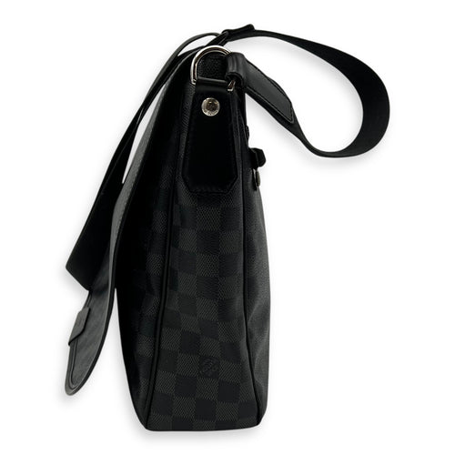 Louis Vuitton Others Messenger Graphite in Coated Canvas, Silver hardware_3