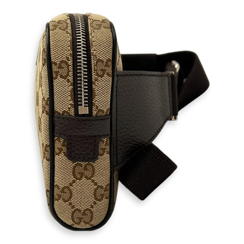 Gucci GG Belt Bag Brown in Canvas, Silver hardware_3