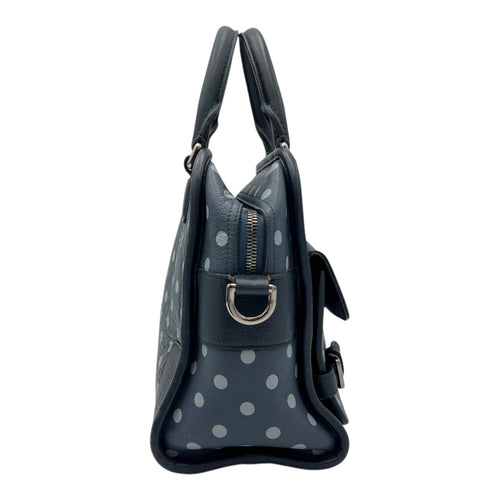 Loewe Amazona Top Handle Bag Blue in Calfskin, Silver hardware_3