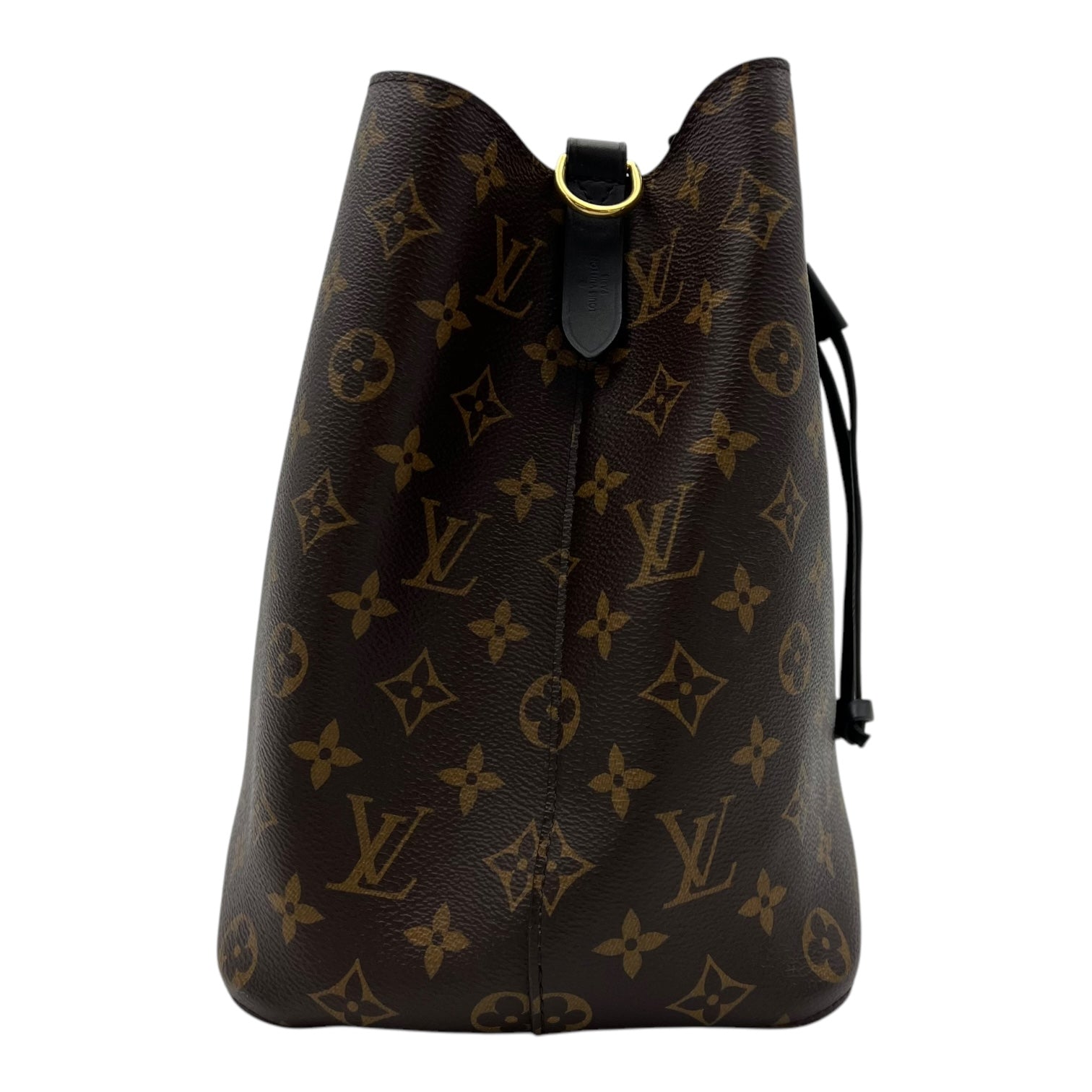 Louis Vuitton Noe Shoulder Bag Brown in Coated Canvas, Gold hardware_3