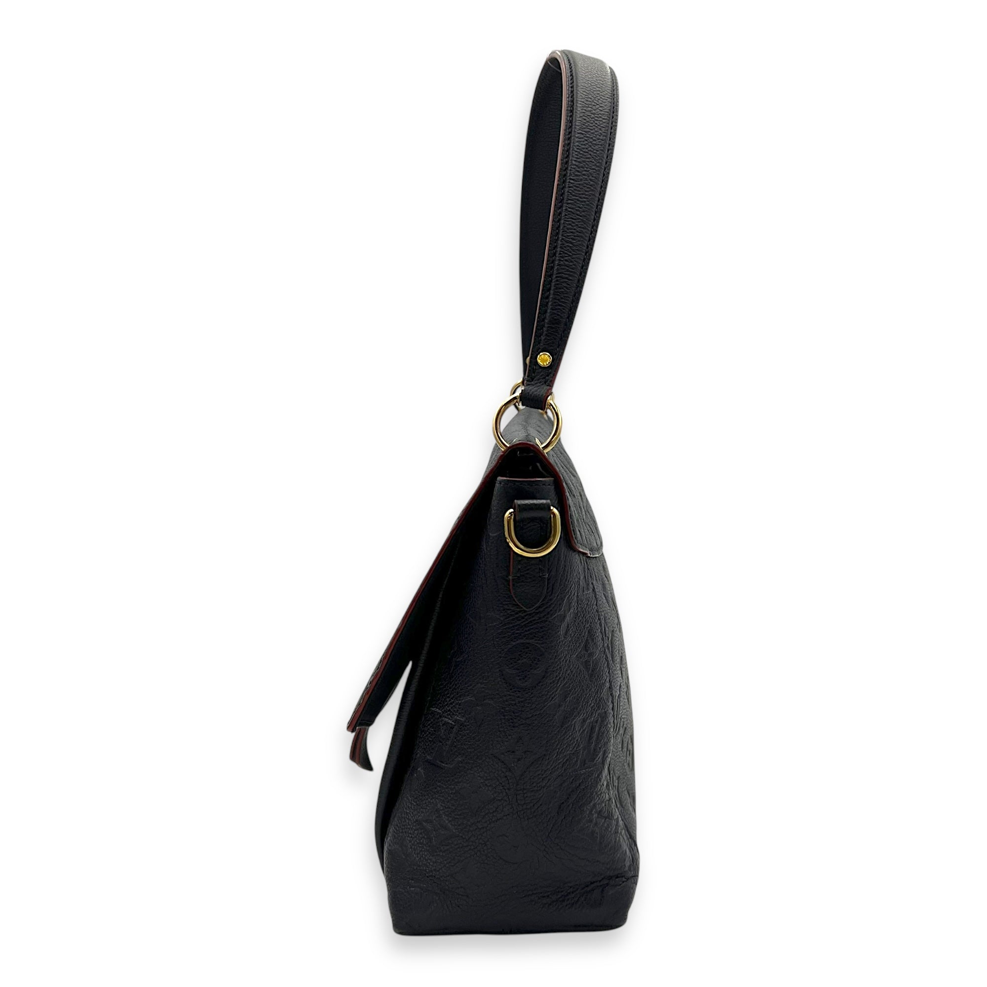 Louis Vuitton Blanche Shoulder Bag Blue in Empreinte Leather, Gold hardware_3