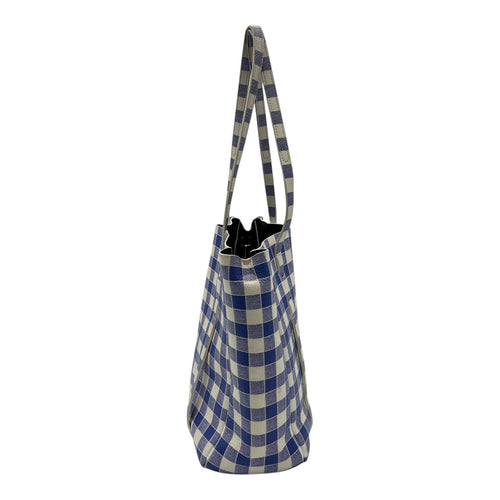 Balenciaga Everyday Tote Bag Blue in Calfskin, Silver hardware_3