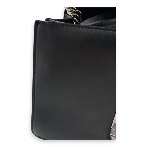 Fendi Kan I Shoulder Bag Black in Calfskin, Silver hardware_9