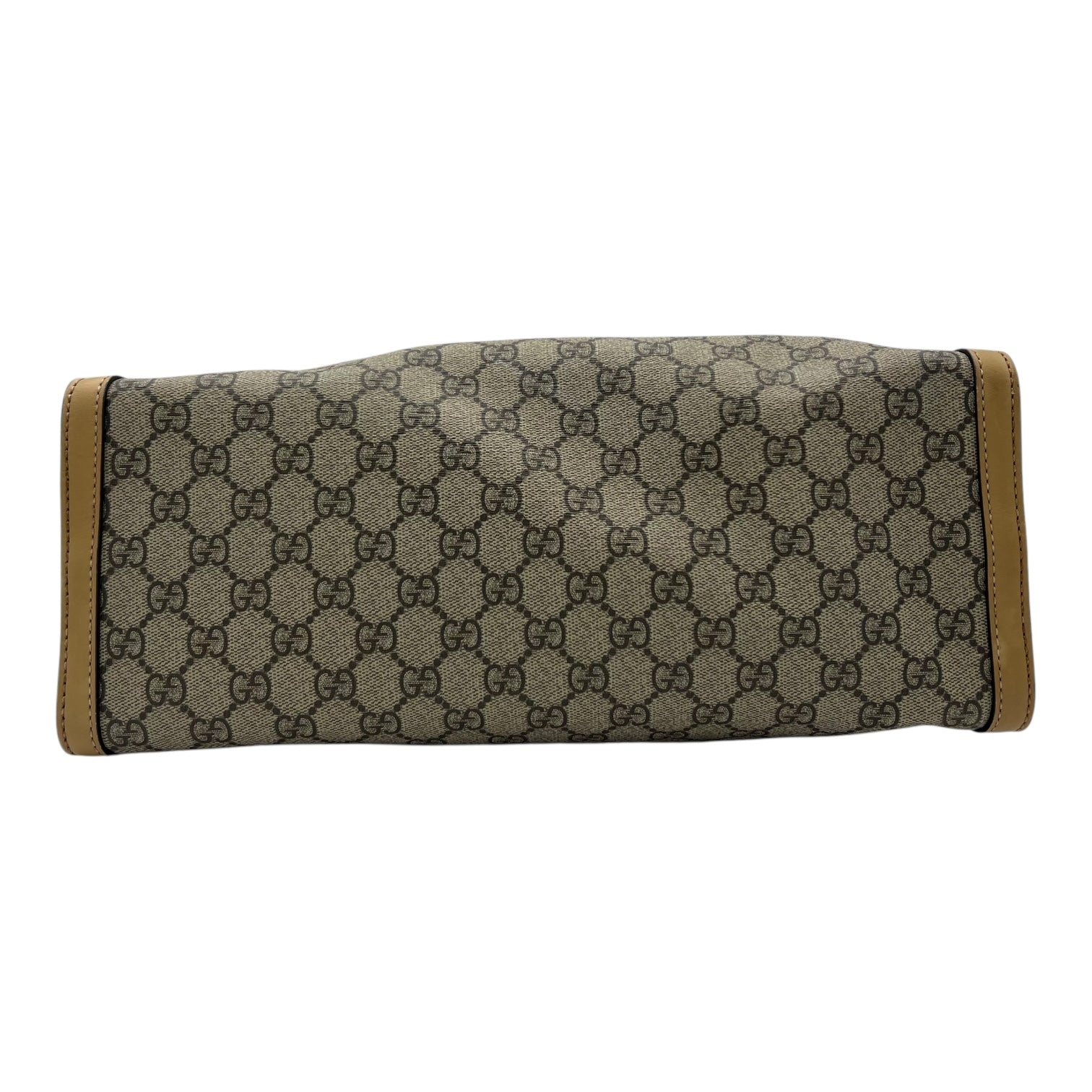 Gucci Padlock Tote Bag Beige in Coated Canvas, Gold hardware_5