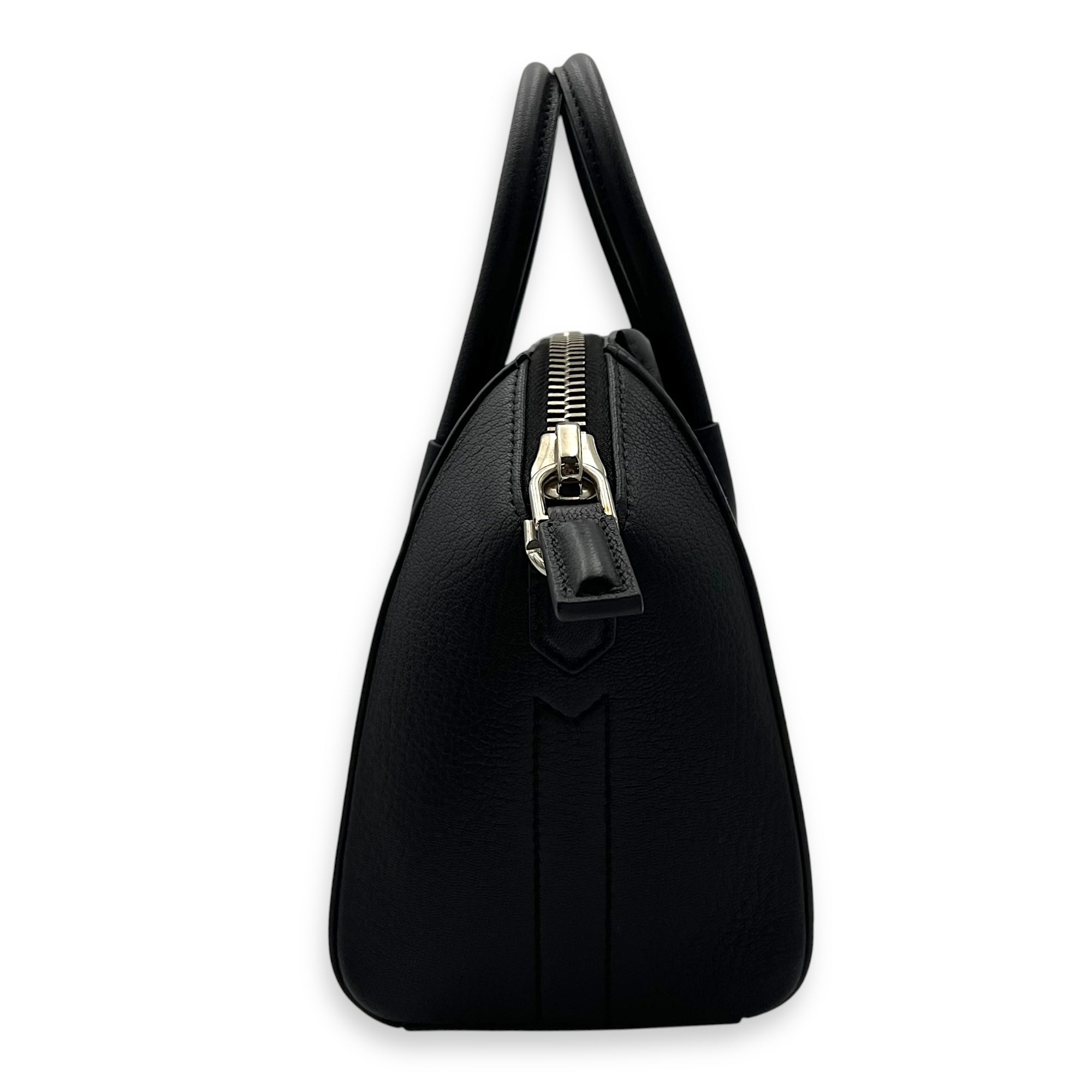 Givenchy Antigona Top Handle Bag Black in Calfskin, Silver hardware_3