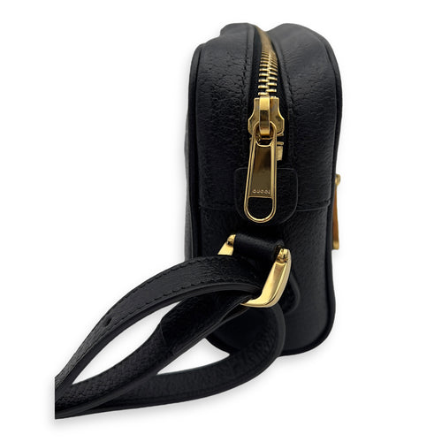 Gucci Ophidia Shoulder Bag Black in Calfskin, Gold hardware_5