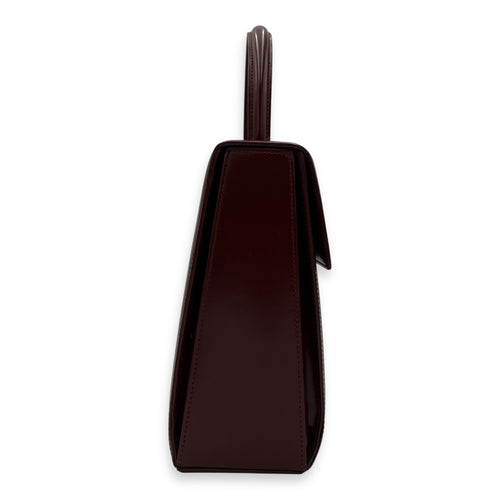 Cartier panther Top Handle Bag Red in Calfskin, Silver hardware_3