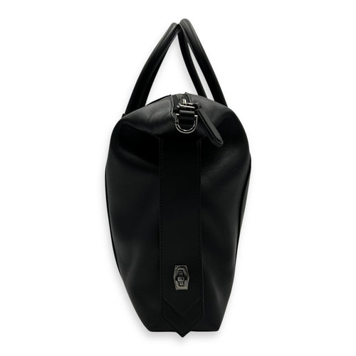 Givenchy Antigona Top Handle Bag Black in Calfskin, Silver hardware_3