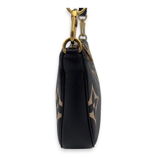 Louis Vuitton Multi-Pochette Accessoires Crossbody Bag Blue in Empreinte Leather, Gold hardware_3