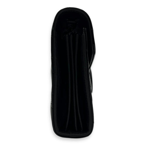 Gucci GG Marmont Wallet On Chain Black in Patent Leather, Lacquered Metal hardware_3
