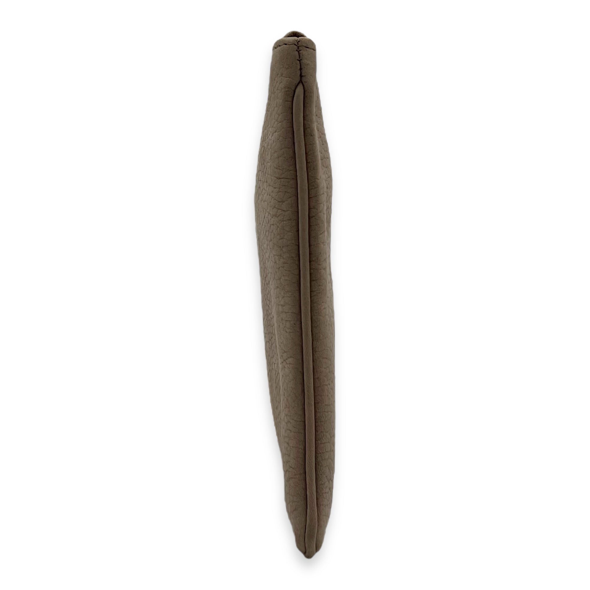 Christian Dior Clutch  Clutch Small Brown in Calfskin, Silver hardware_3