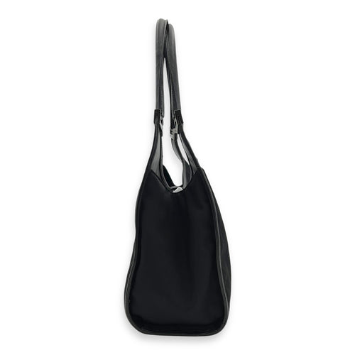 Gucci Jackie 1961 Shoulder Bag Black in Canvas, Silver hardware_3