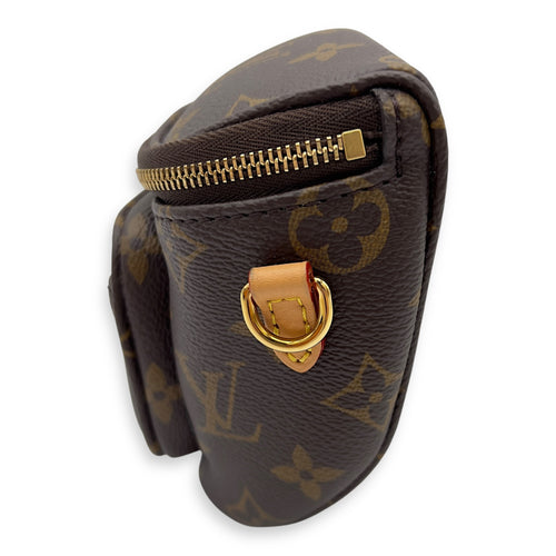 Louis Vuitton BumBag Mini Brown Belt Bag in Coated Canvas, Gold hardware_3