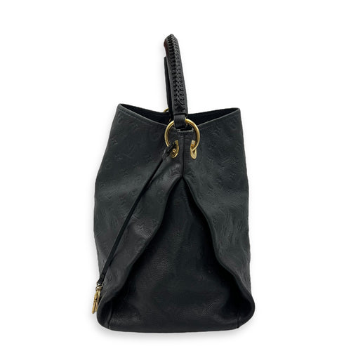 Louis Vuitton Artsy Shoulder Bag Blue in Empreinte Leather, Gold hardware_5