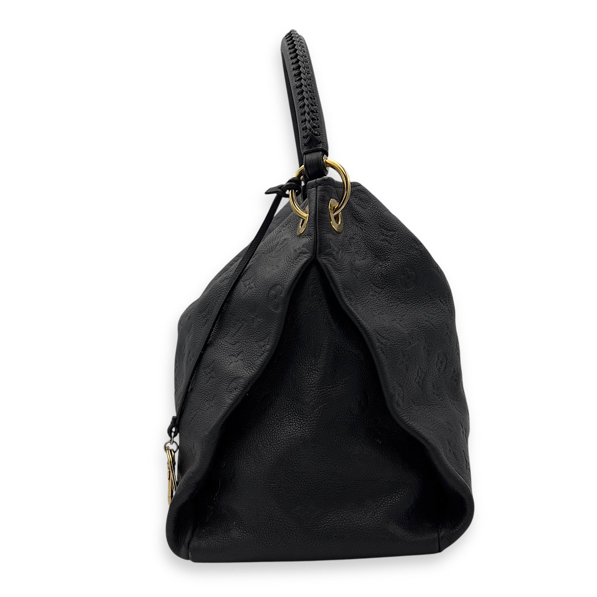 Louis Vuitton Artsy Shoulder Bag Blue in Empreinte Leather, Gold hardware_3