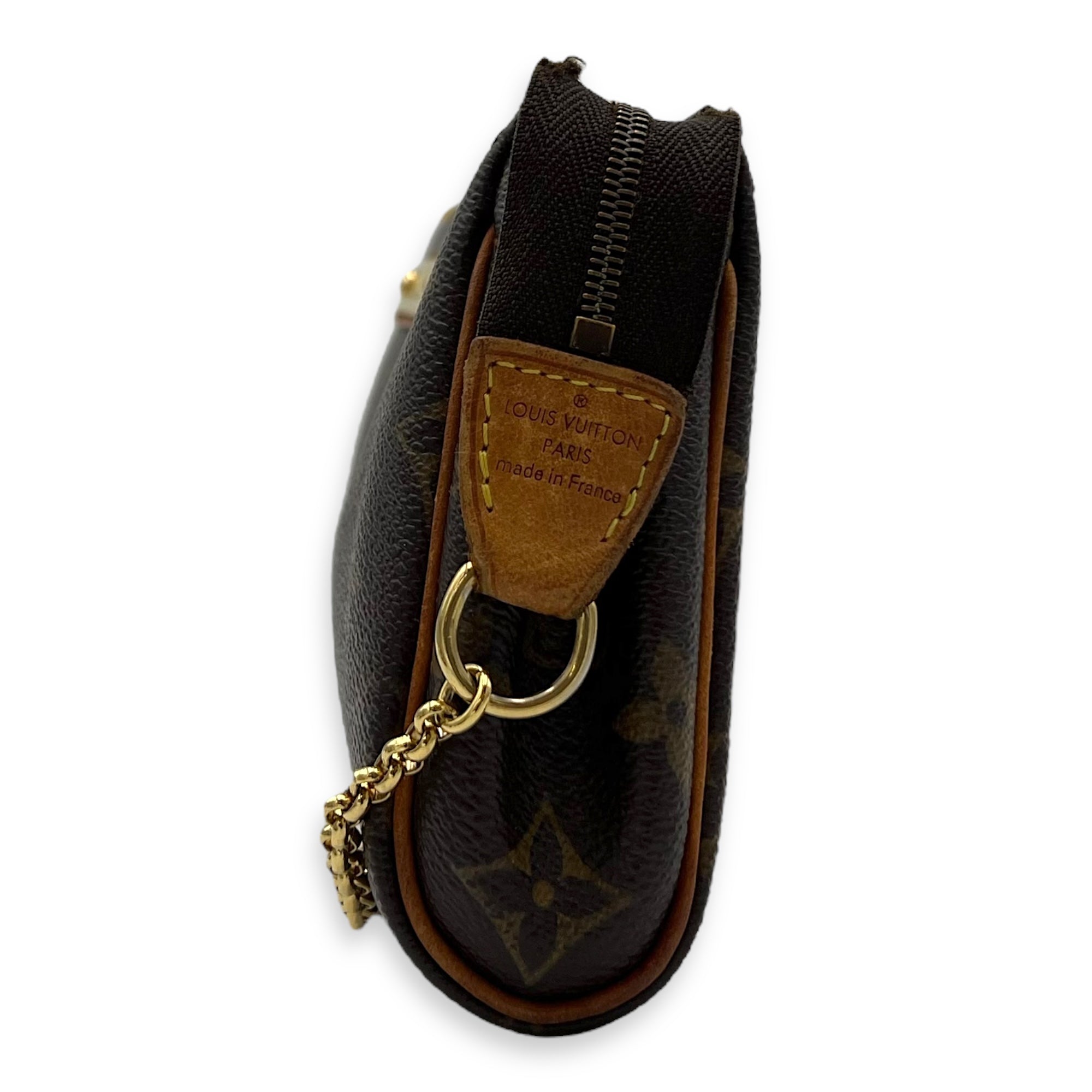 Louis Vuitton Eva Crossbody Bag Brown in Monogram Coated Canvas, Gold hardware_3
