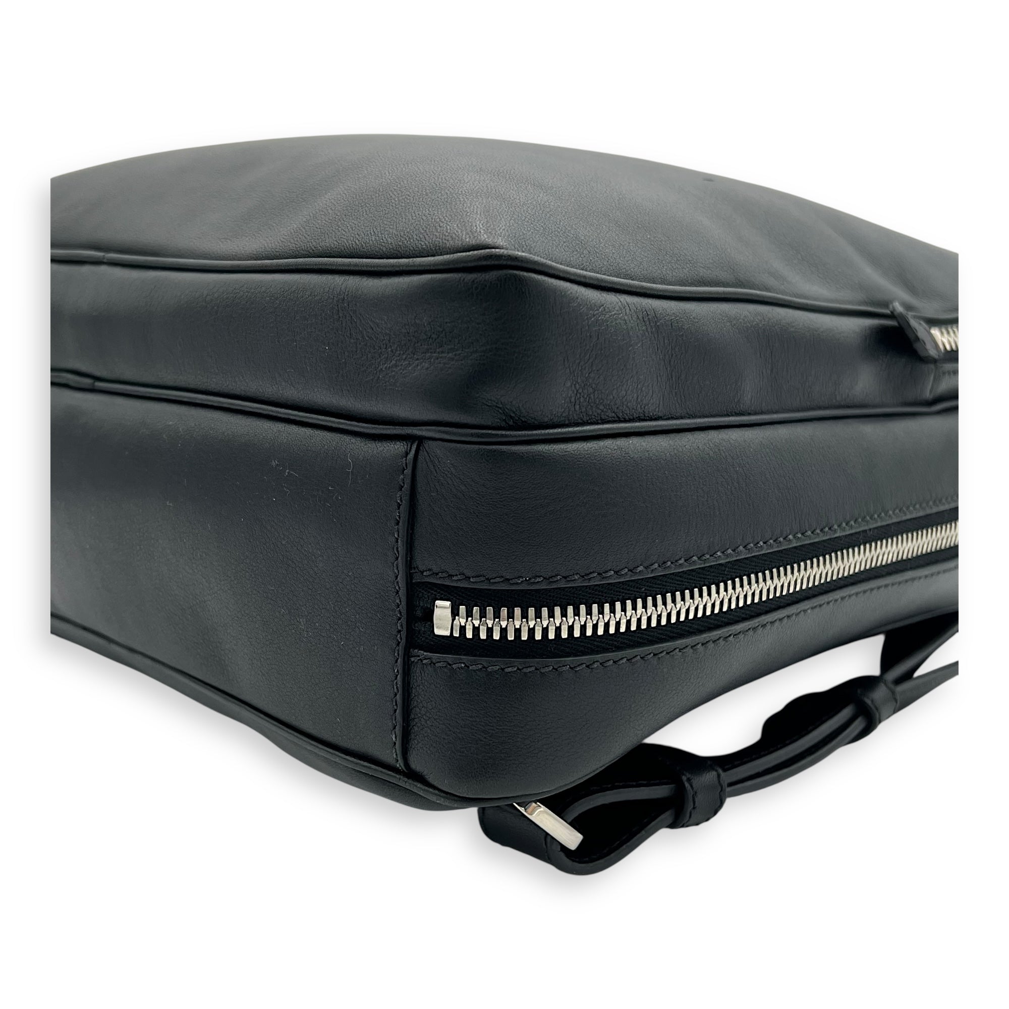 Prada Others Backpack Black in Calfskin, Silver hardware_9