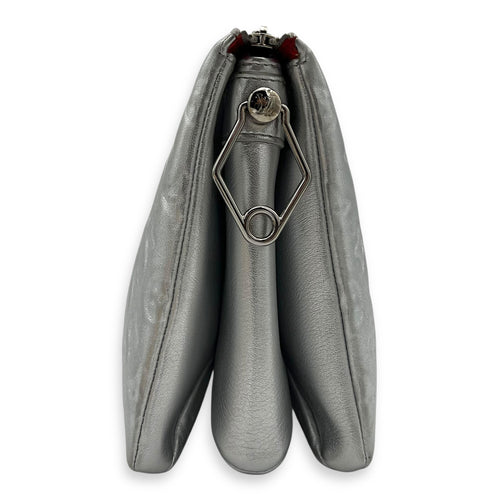 Louis Vuitton Coussin Shoulder Bag Silver in Lambskin, Silver hardware_3