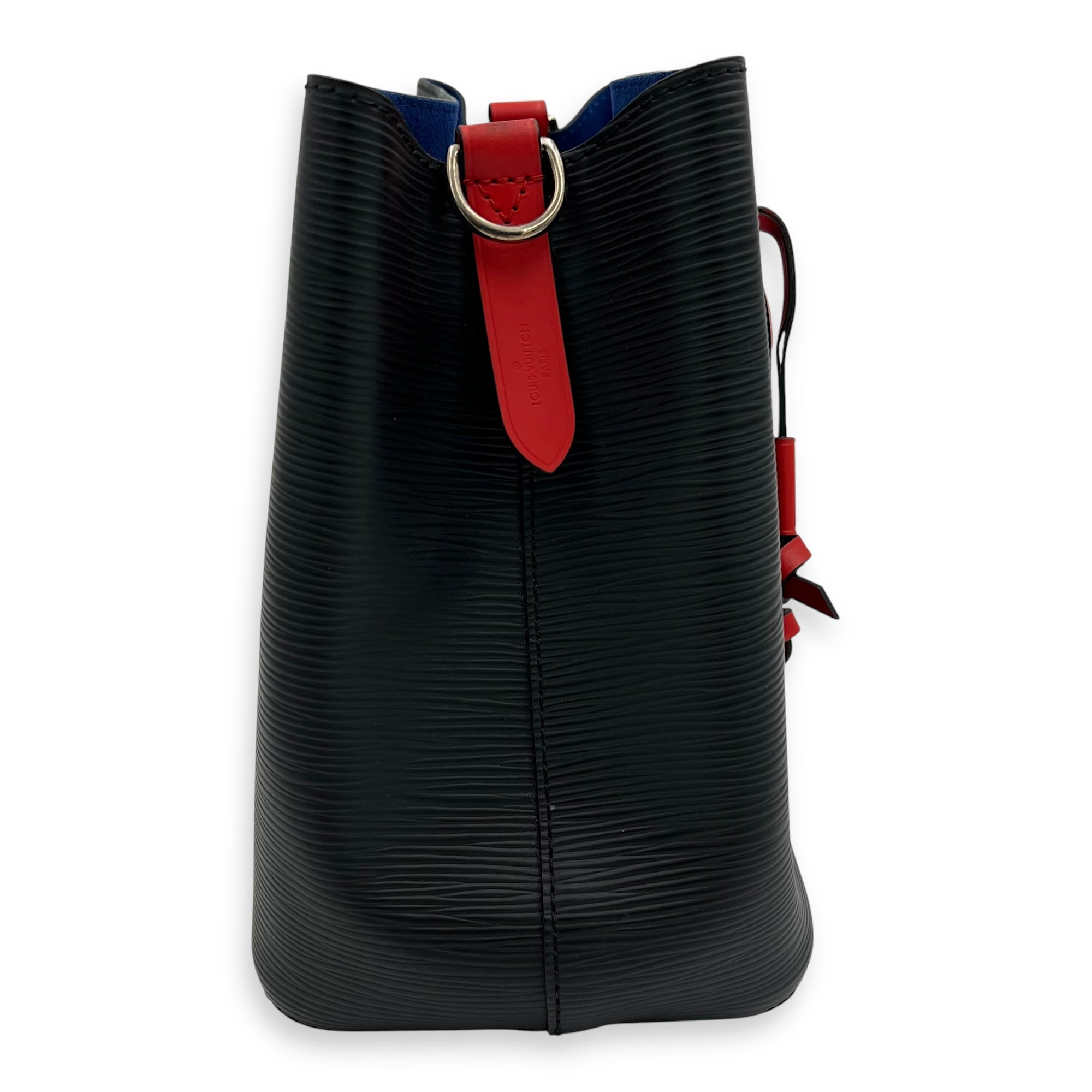 Louis Vuitton NeoNoe Bucket Bag BB Black in Epi Leather, Silver hardware_3