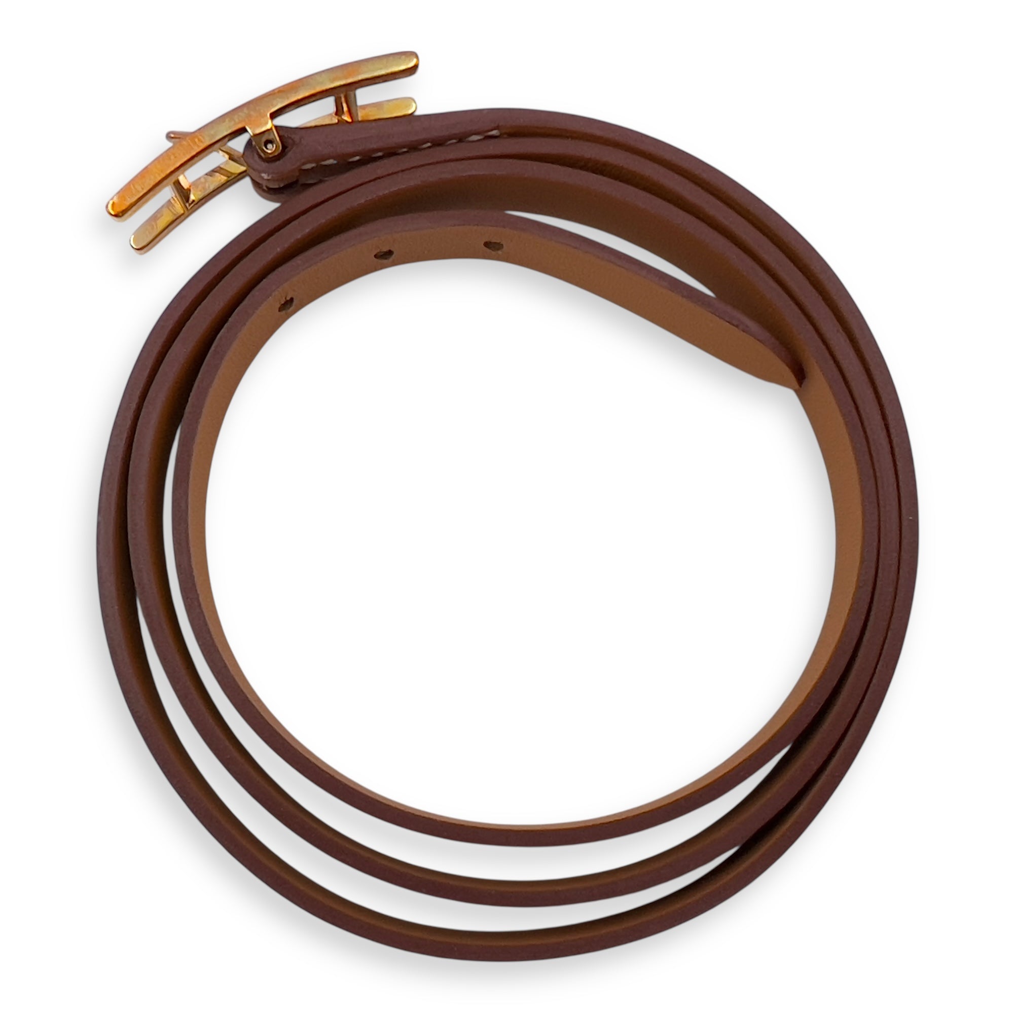 Hermès Behapi Brown in Others, Gold hardware_3