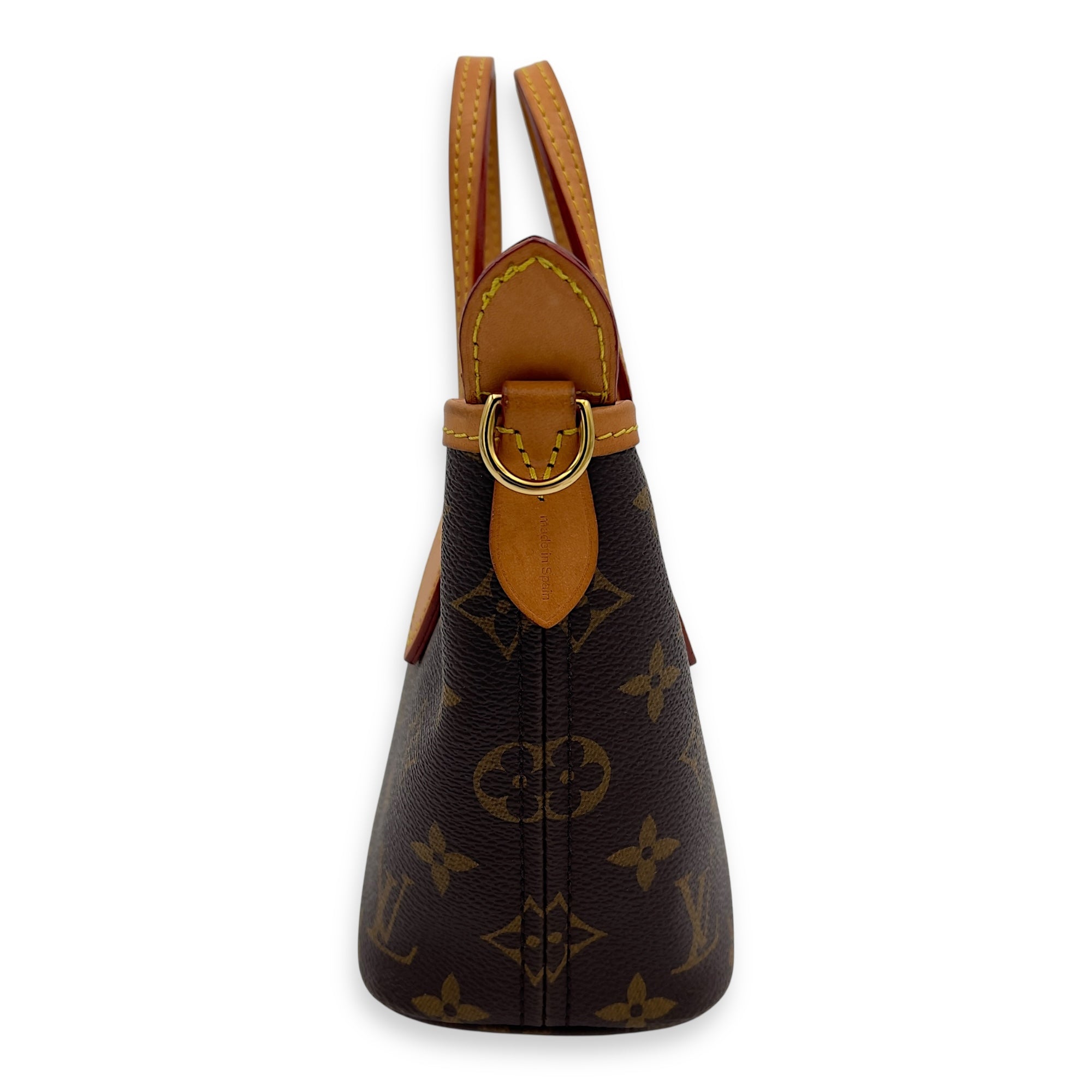 Louis Vuitton Neverfull Crossbody Bag BB Brown in Monogram Coated Canvas, Gold hardware_3