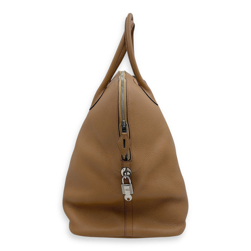Hermès Bolide Beige in Clemence, Palladium hardware_5