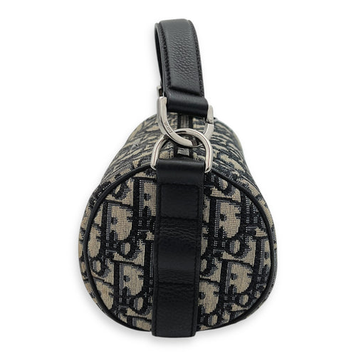 Dior Roller Crossbody Bag Small Blue in Canvas, Silver hardware_2