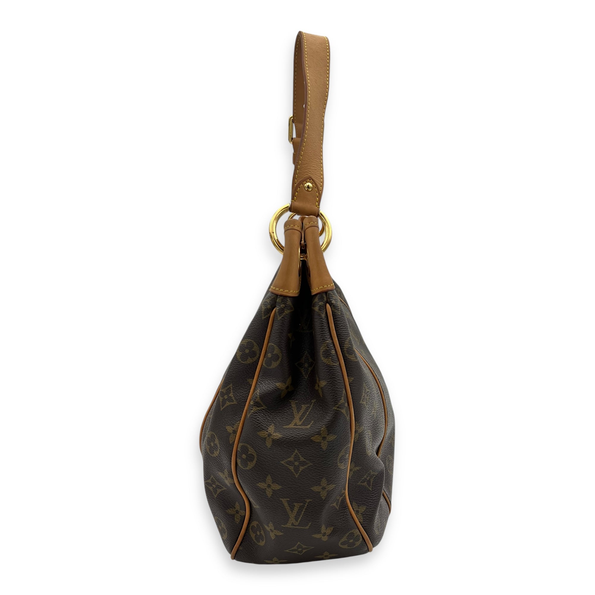 Louis Vuitton Galleria Shoulder Bag PM Brown in Monogram Coated Canvas, Gold hardware_2