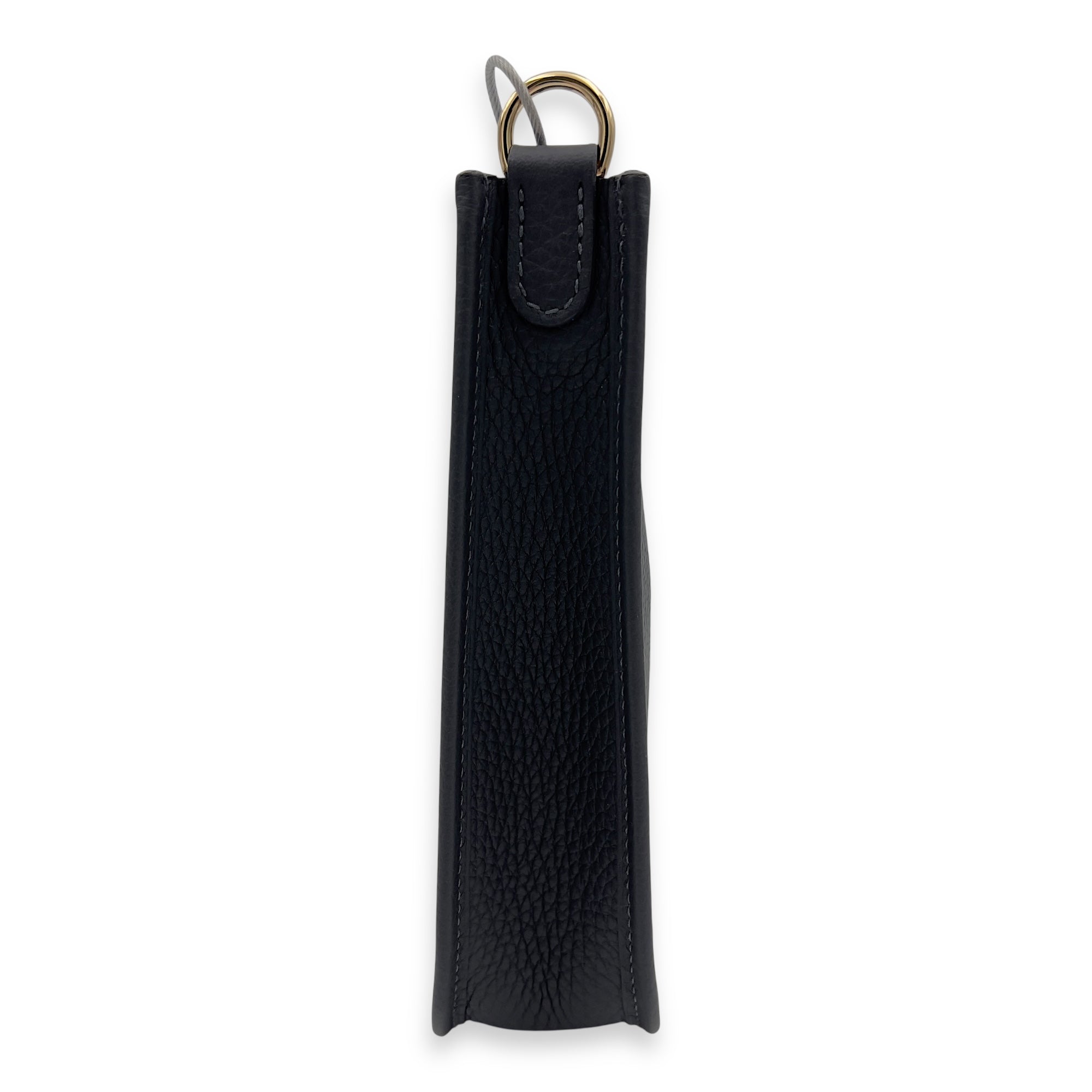 Hermès Evelyne TPM Ardoise Crossbody Bag in Clemence, Permabrass hardware_3