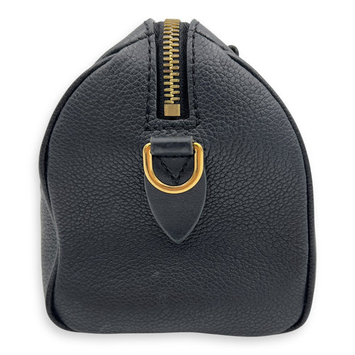 Louis Vuitton Speedy Bandouliere Top Handle Bag 20 Black in Empreinte Leather, Gold hardware_3