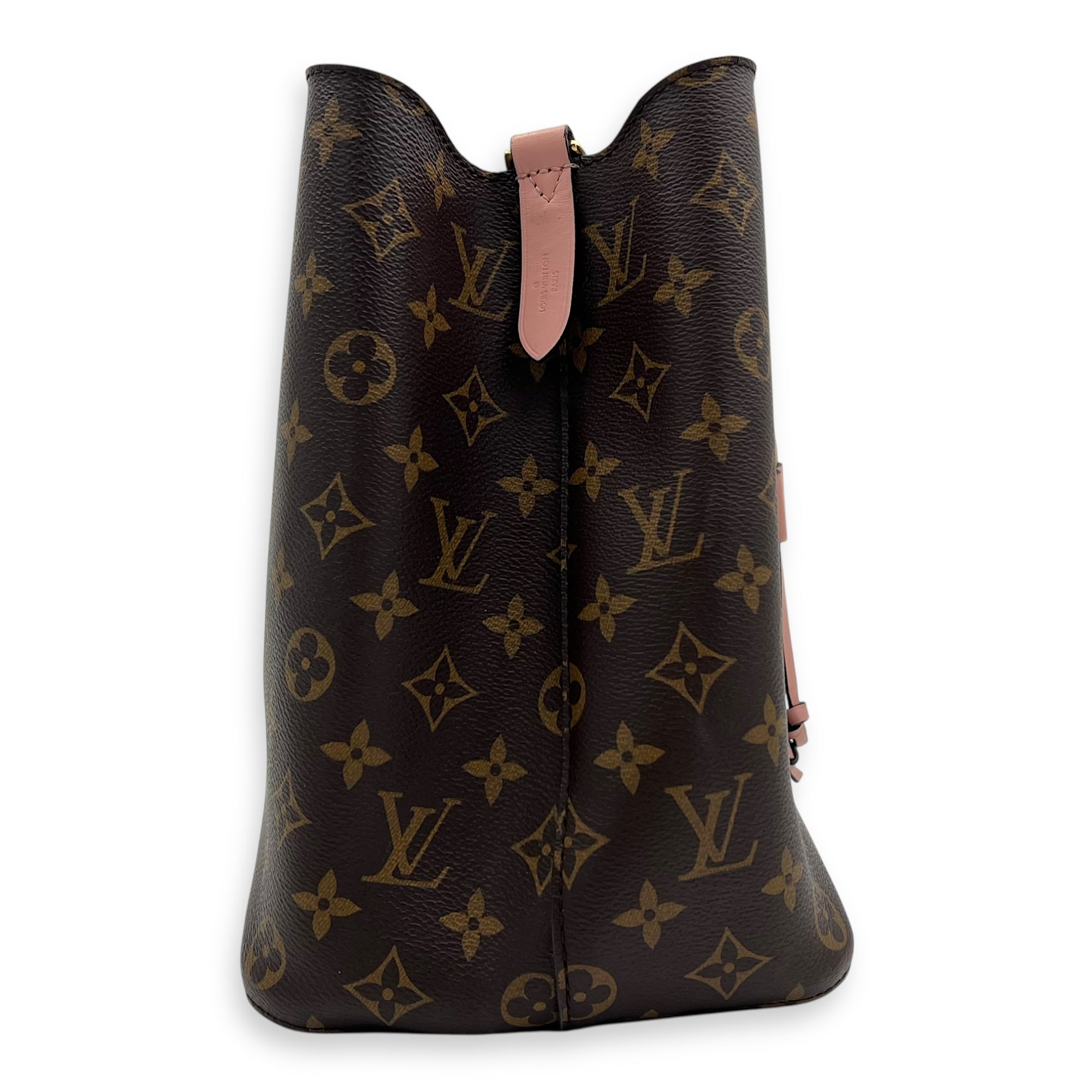 Louis Vuitton NeoNoe MM Brown Bucket Bag in Monogram Coated Canvas, Gold hardware_3