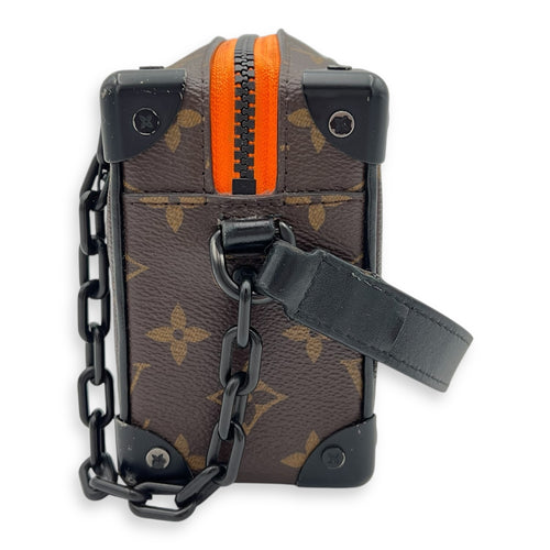 Louis Vuitton Soft Trunk Shoulder Bag Brown in Monogram Coated Canvas, Black hardware_9