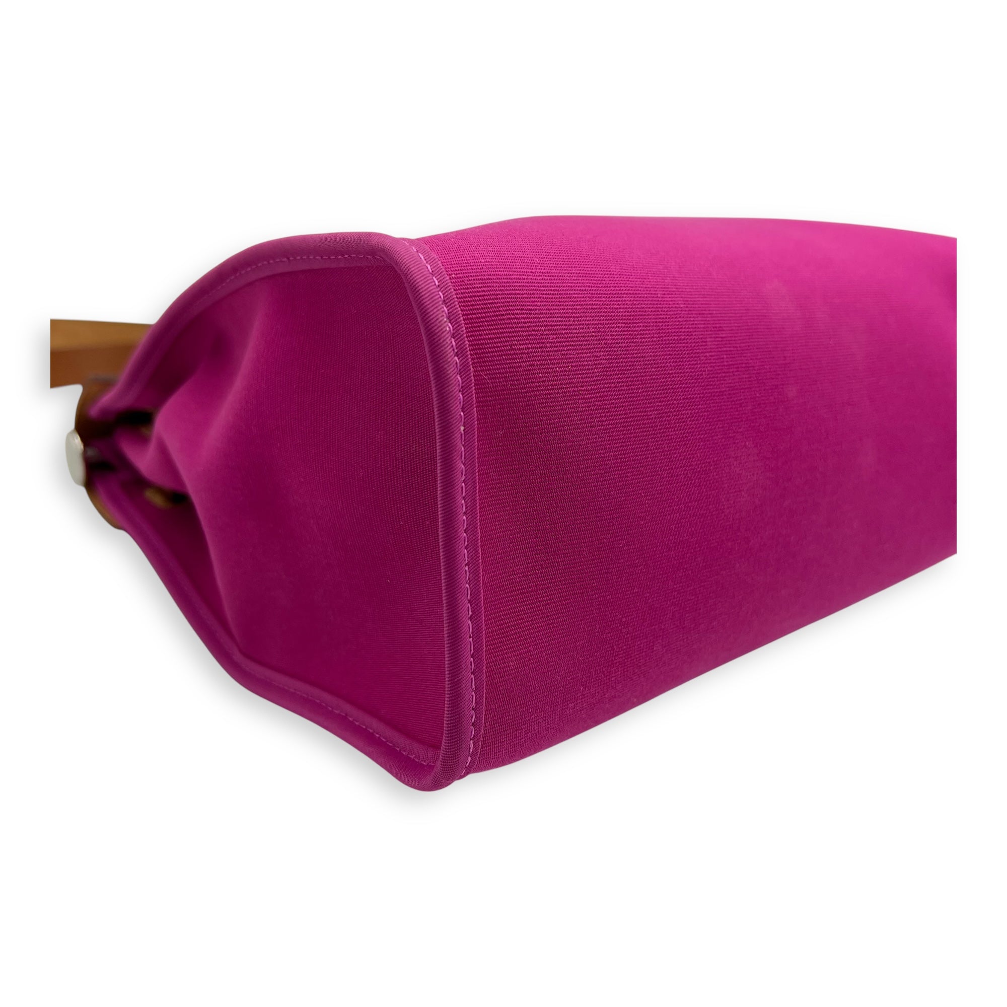 Hermès Herbag 31 Rose Pourpre Fauve Shoulder Bag in Canvas, Palladium hardware_8