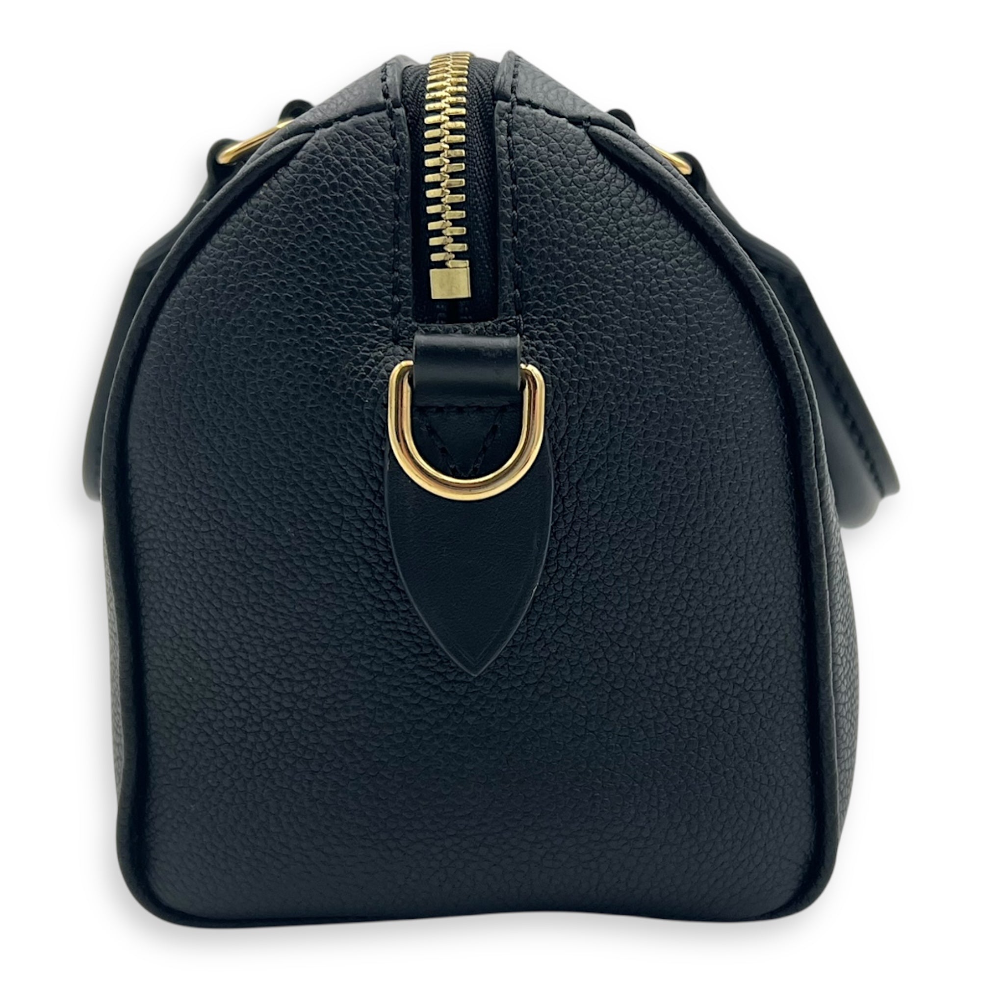 Louis Vuitton Speedy Bandouliere Top Handle Bag 20 Black in Empreinte Leather, Gold hardware_3