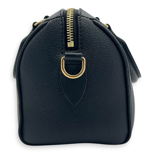 Louis Vuitton Speedy Bandouliere Top Handle Bag 20 Black in Empreinte Leather, Gold hardware_3