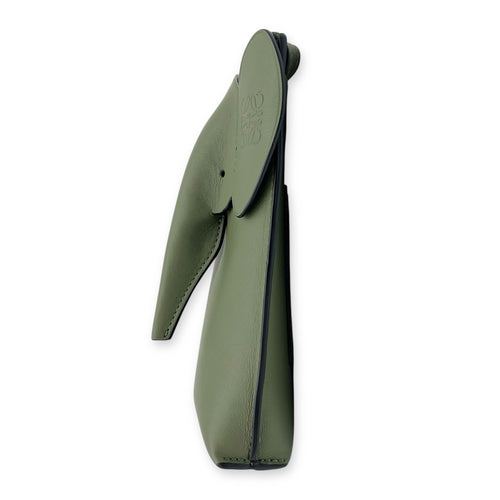Loewe Elephant Pocket Crossbody Bag Green in Calfskin_3