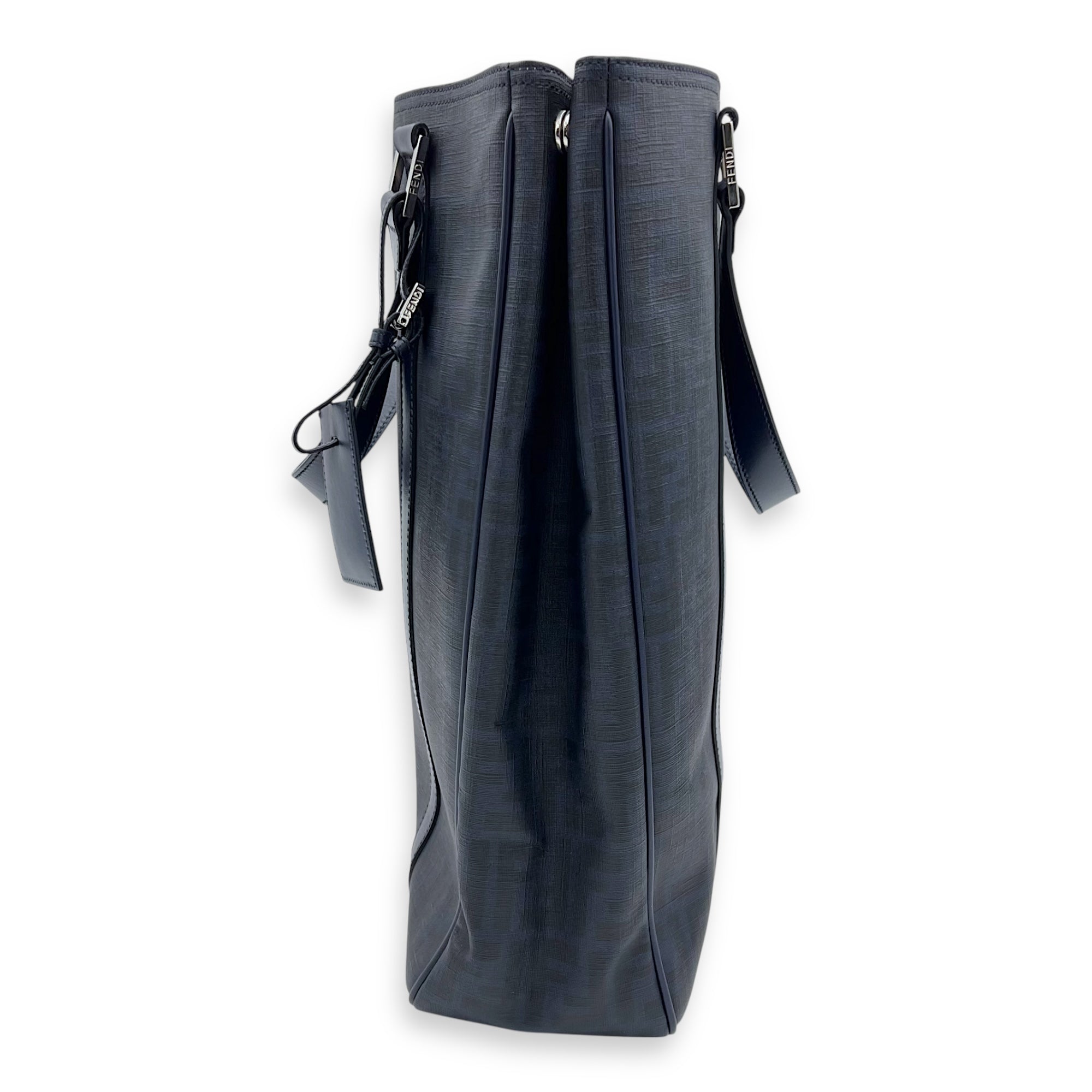 Fendi FF Zucca Tote Bag Blue in Others, Silver hardware_3