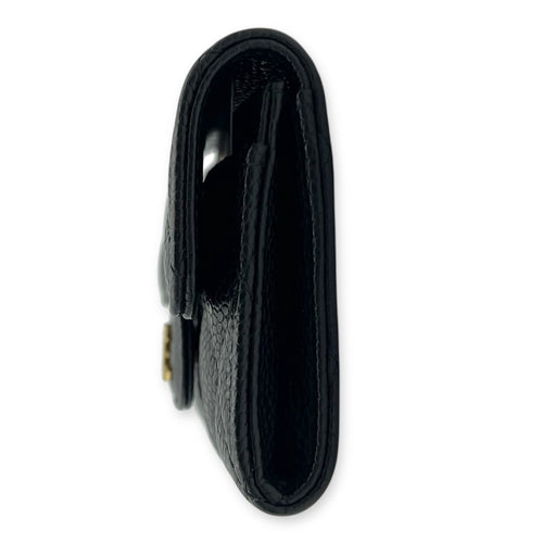 Chanel CC Card Holder Black in Caviar Leather, Gold hardware_3