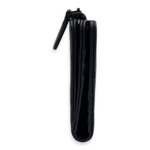 Chanel CC Black Wallet in Calfskin, Lacquered Metal hardware_3