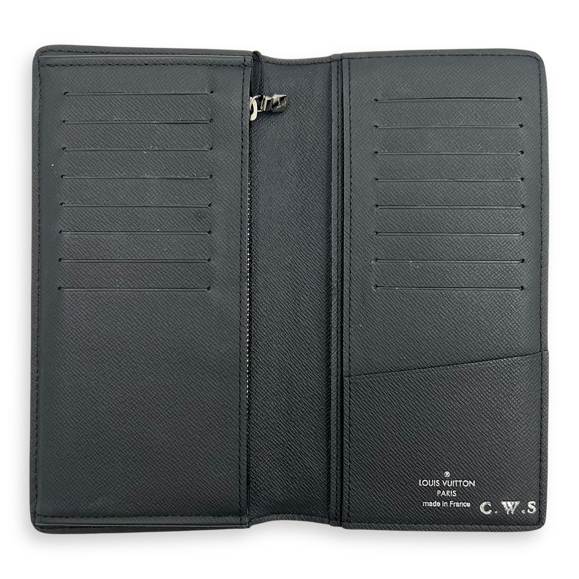 Louis Vuitton Brazza Graphite Wallet in Coated Canvas_6