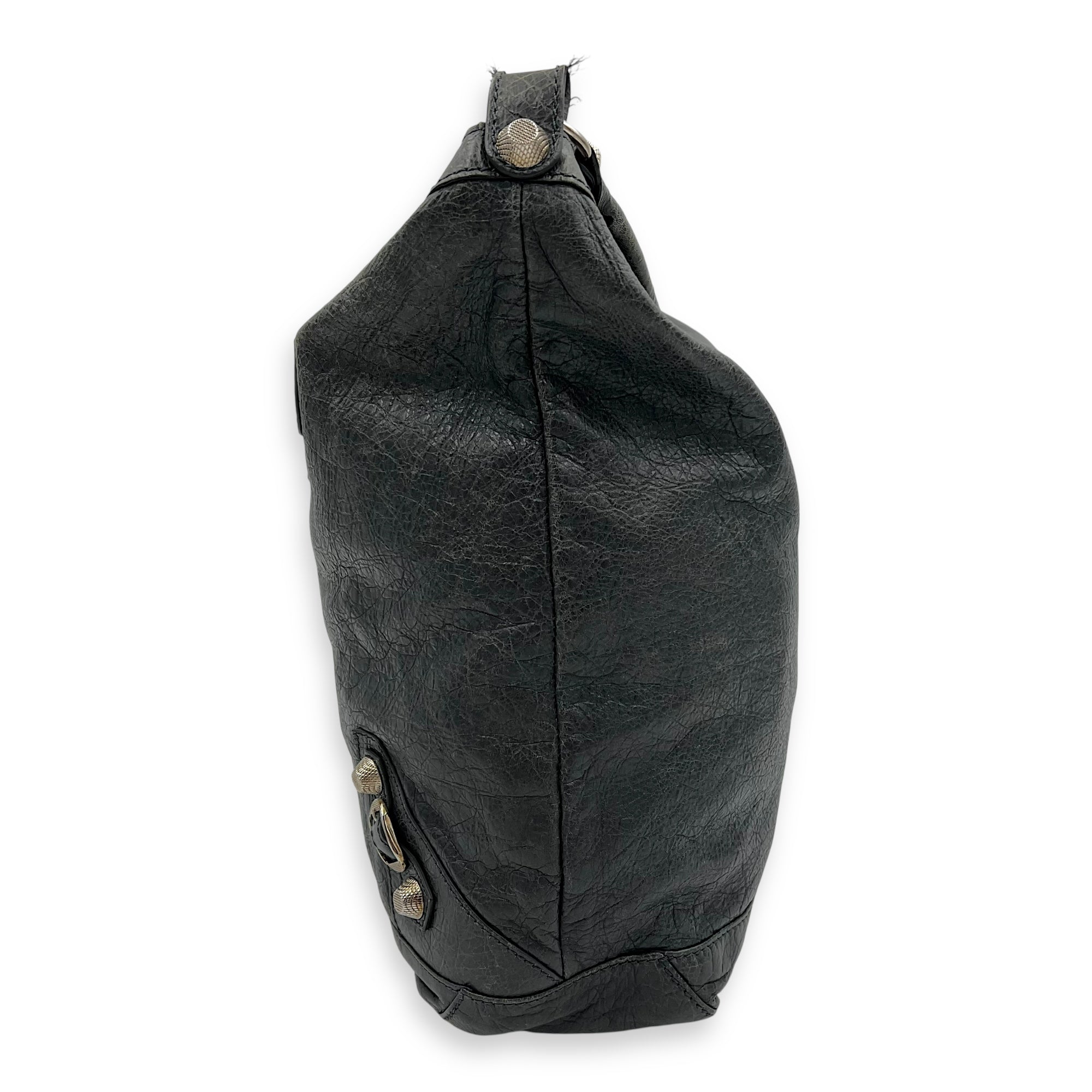 Balenciaga Others Shoulder Bag Grey in Goat Leather, Silver hardware_3