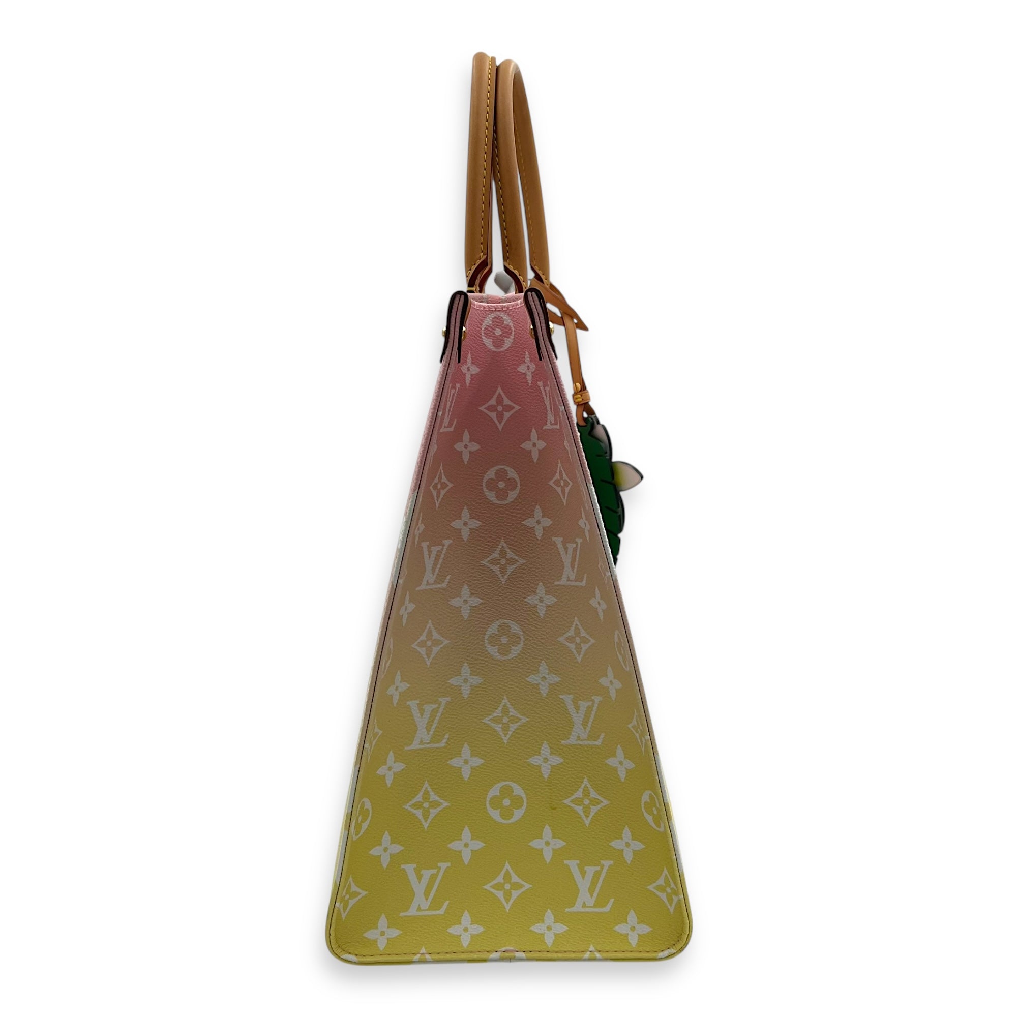 Louis Vuitton OnTheGo GM Multi-colour Tote Bag in Coated Canvas, Gold hardware_3