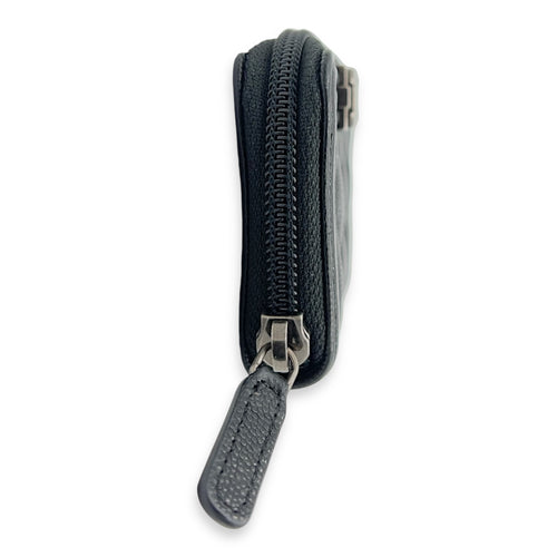 Chanel Boy Black Wallet in Caviar Leather, Ruthenium hardware_6