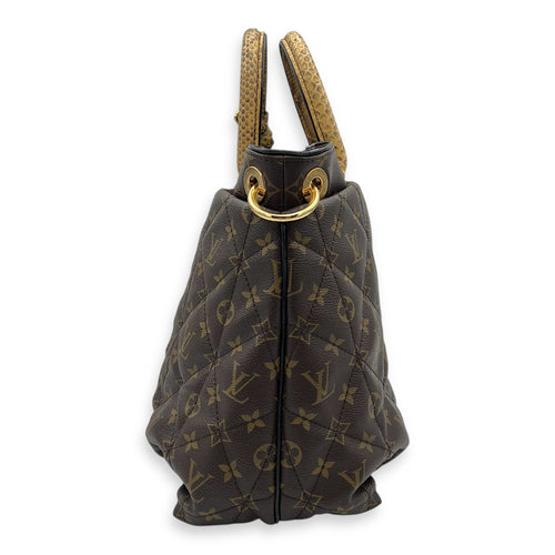 Louis Vuitton Etoile Exotique Top Handle Bag GM Brown in Monogram Coated Canvas, Gold hardware_3