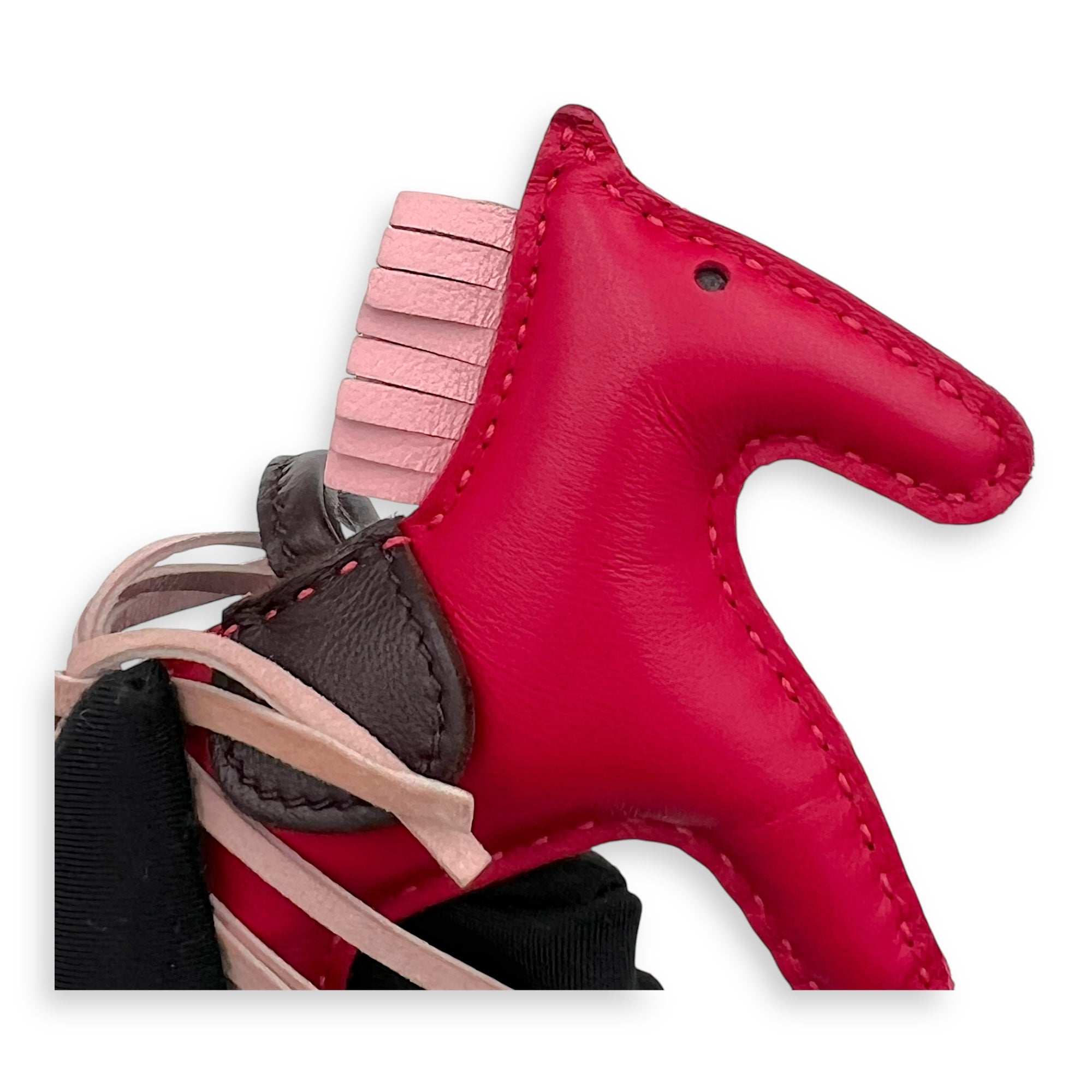 Hermès Rodeo MM Pink Charm in Calfskin_3