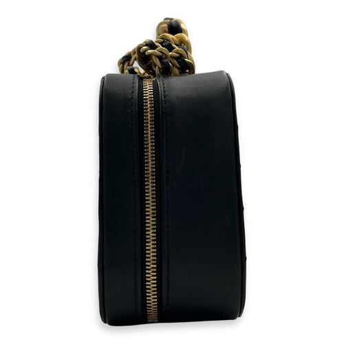 Chanel Vanity Chain Black Top Handle Bag in Lambskin, Gold hardware_3