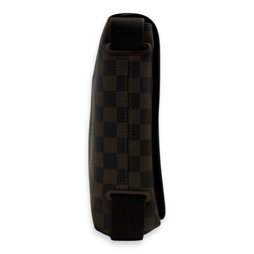 Louis Vuitton Brooklyn Crossbody Bag Brown in Coated Canvas, Lacquered Metal hardware_3